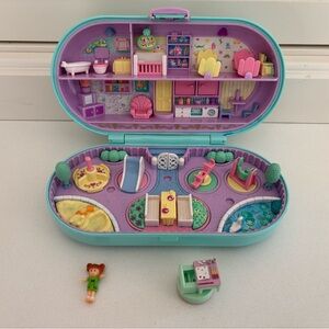 Vintage Polly Pocket Babysitting Stamper Set
